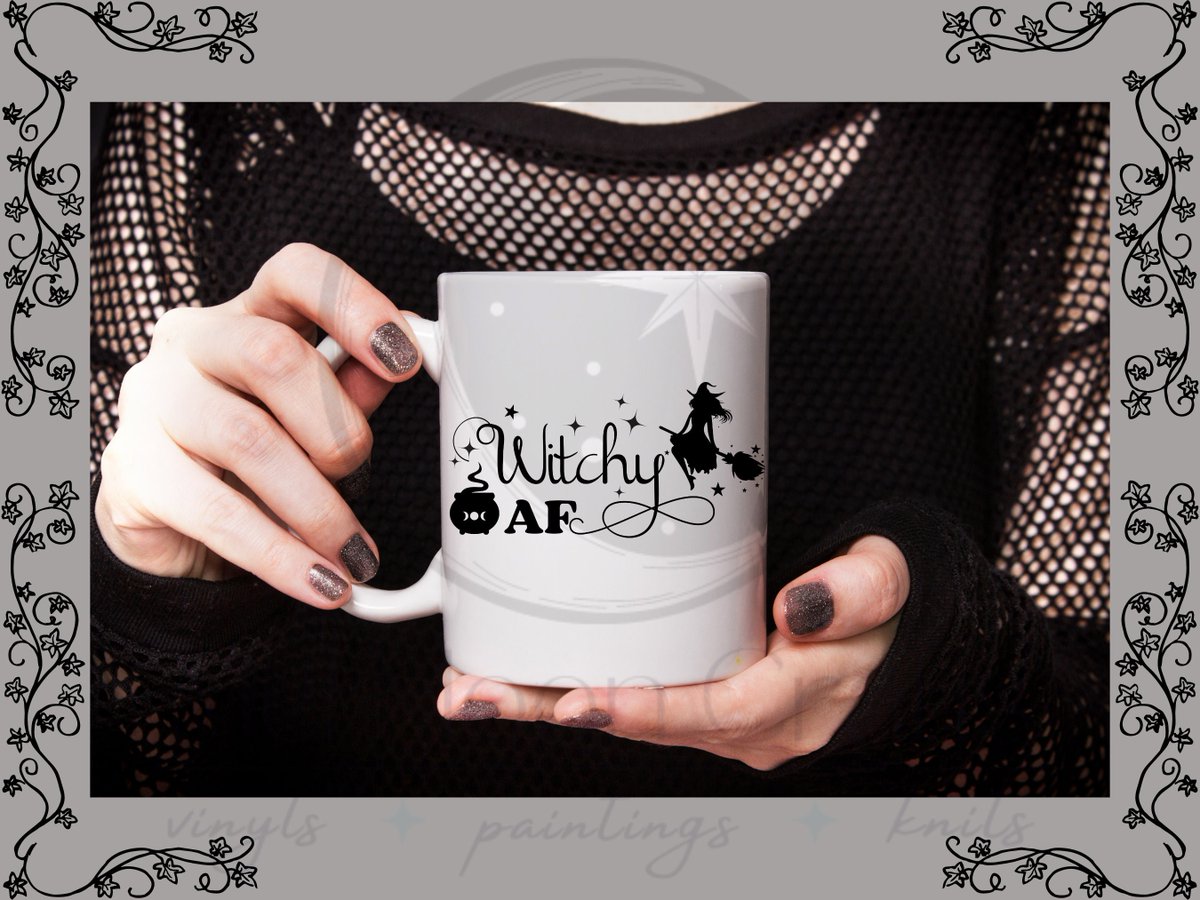 MelMoonCrafts's tweet photo. Featured in my new digital section in my shop is this fun graphic; Witchy AF featuring a witch on a broom. Files include SVG, PNG, JPG. Designed for Cricut, Silhouette, and other cutting machine. https://t.co/KNNXAubrzb #halloweencricut #witchcricutdesigns #witchysvg https://t.co/B7yAOrmL5j