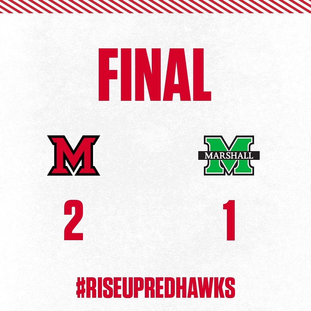 MIAMI WINS!!

Goals by Makenna Morrison and Jamie Tottleben give Miami the win over Marshall!! We are back in action Thursday the 22nd at home vs Ball State!!!!