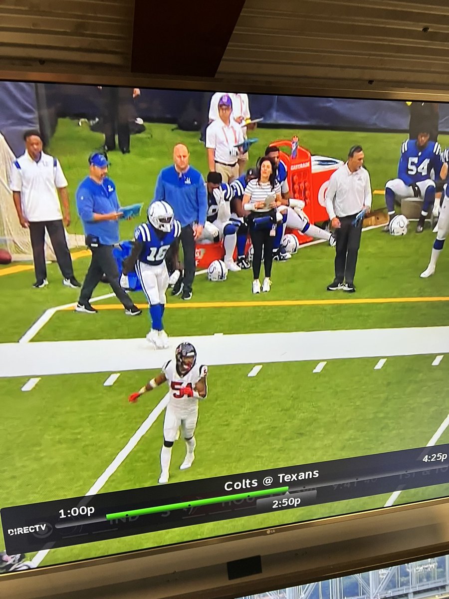 PatMcAfeeShow's tweet photo. Carlie Irsay has a headset and a wristband.

With the way this is going… Let her run the offense 😂😂 https://t.co/yJ0eNBurSD