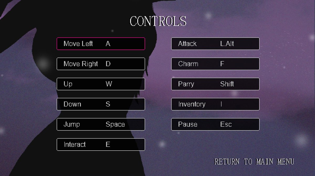 SINHERGame's tweet photo. A first look at the controls screen! #SINHER https://t.co/EFhZrTdvtt