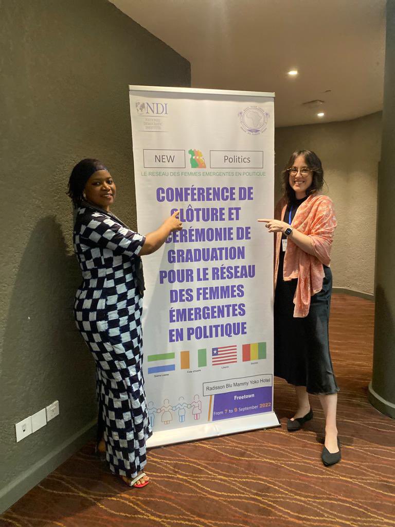 NFD_Officiel's tweet photo. Le parti NFD à l’avant-garde de la promotion du leadership des femmes.
Durant 09 mois, Kadiatou Diallo, responsable au sein du Comité National des Jeunes de NFD a participé à la formation des lauréates de la 2e Corhorte du Réseau des Femmes Emergentes (RFE) en politique… 1/5⤵️ https://t.co/UpqeLo2Xza