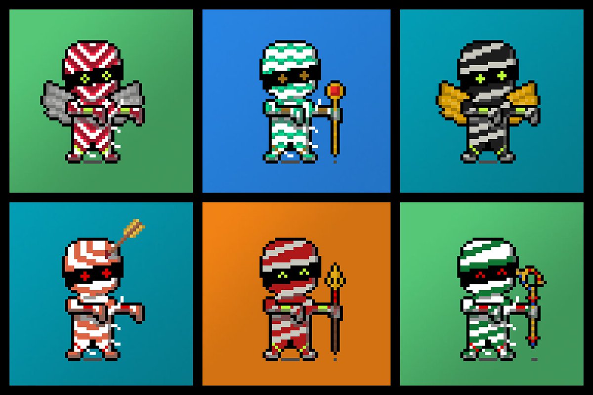 PixelyErgo's tweet image. Last wave of Ergo Mummies are listed and live on @SkyHarbor_io !!  🥳🙌

You can grab your Ergo Mummy from this link: 
skyharbor.io/collection/erg…

#ErgoMummies #PixelyErgo #ErgoNFT #Ergo #Ergo2Top10
