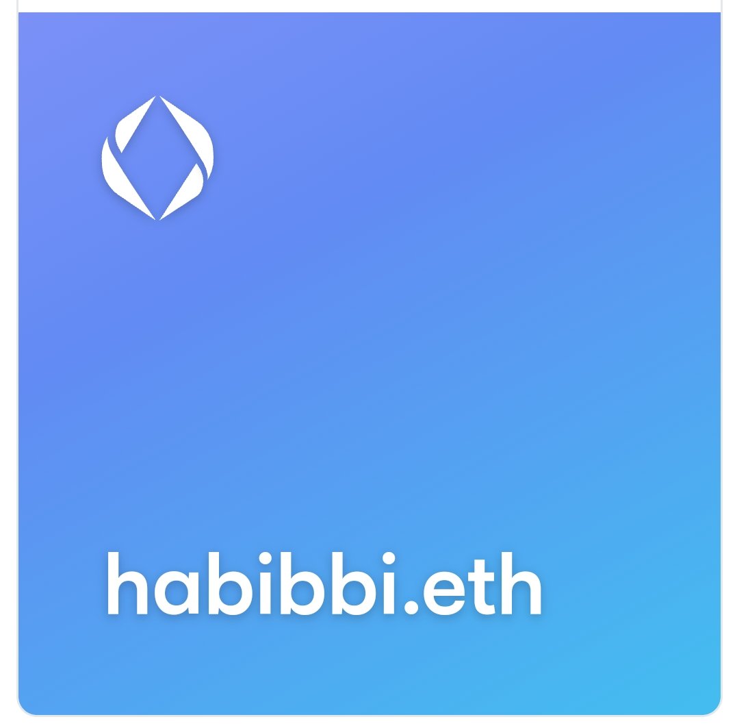 imgynaryartt's tweet photo. Welcome habibi 🫶
Minted this today.
#ens #ensdomains #habibi #ensmint https://t.co/xilG0QTku5