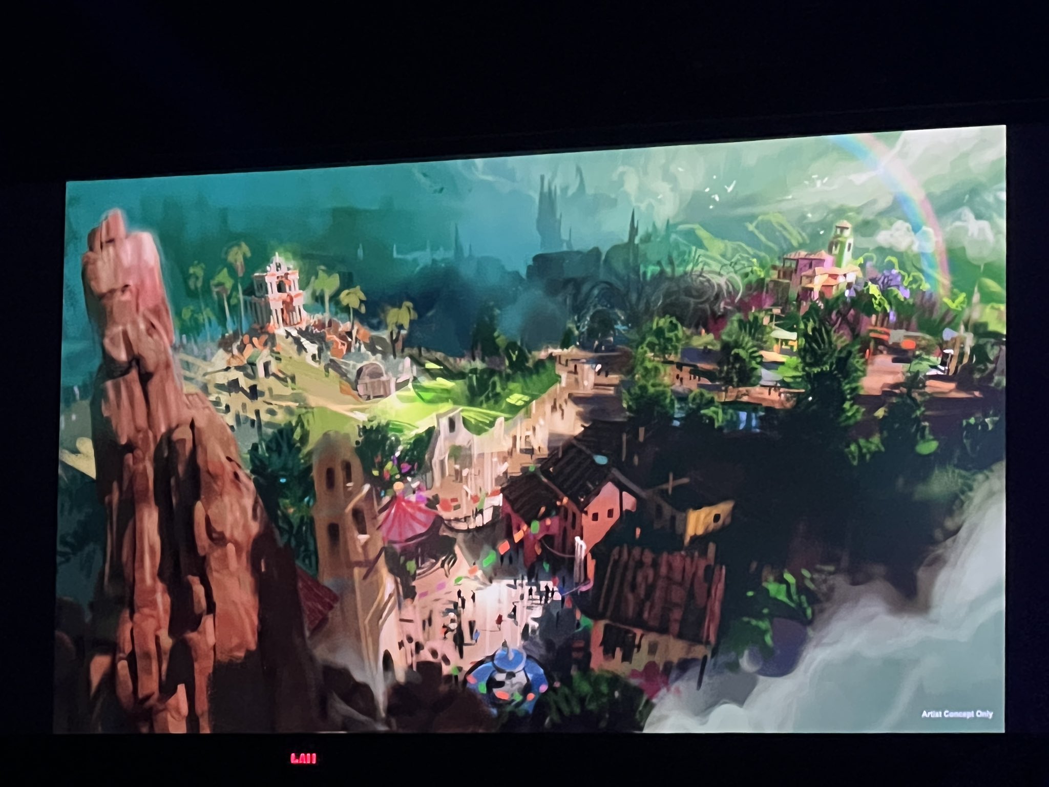 Concept art for a new land at Magic Kingdom. 