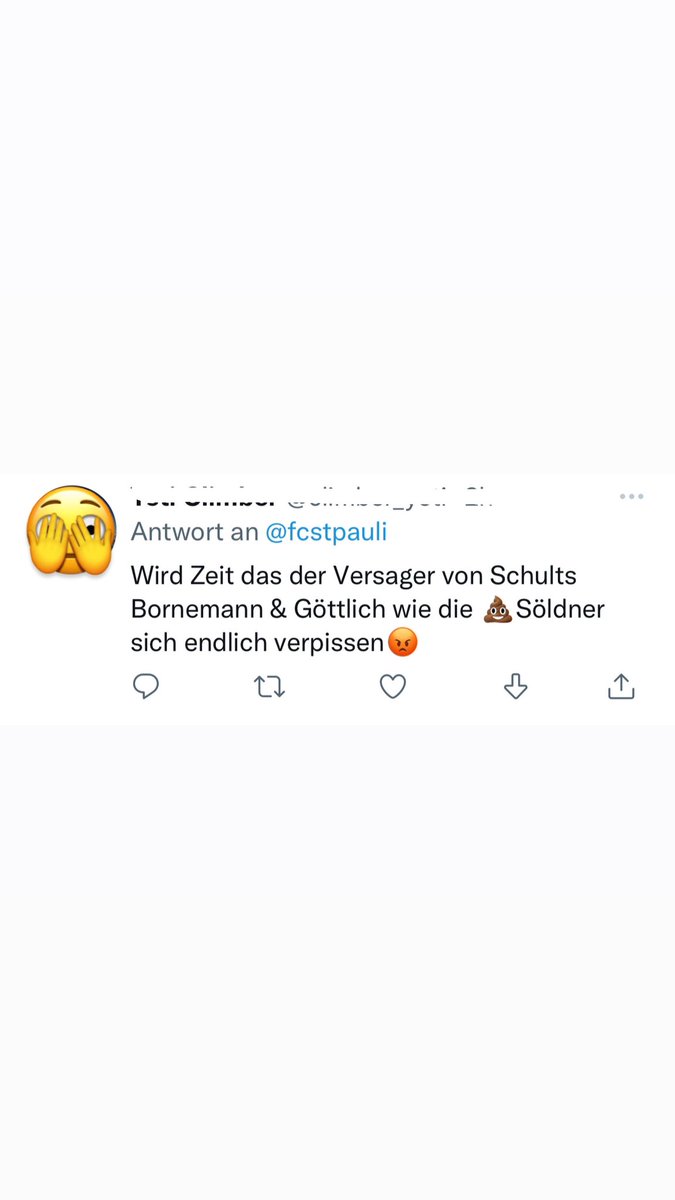 vorstadtchef's tweet photo. Bin ich zufrieden? Nein.
Bin ich enttäuscht? Ja.
Will ich aufsteigen/immer gewinnen?
Ja.
Fehlt in der Mannschaft etwas? Ja.
Aber so einen Schrott ins Netz zu stellen, da sage ich ganz ironiefrei:
Das ist nicht mehr mein St.Pauli.
#fcsp #fcspsvs https://t.co/01V8sLEvLQ