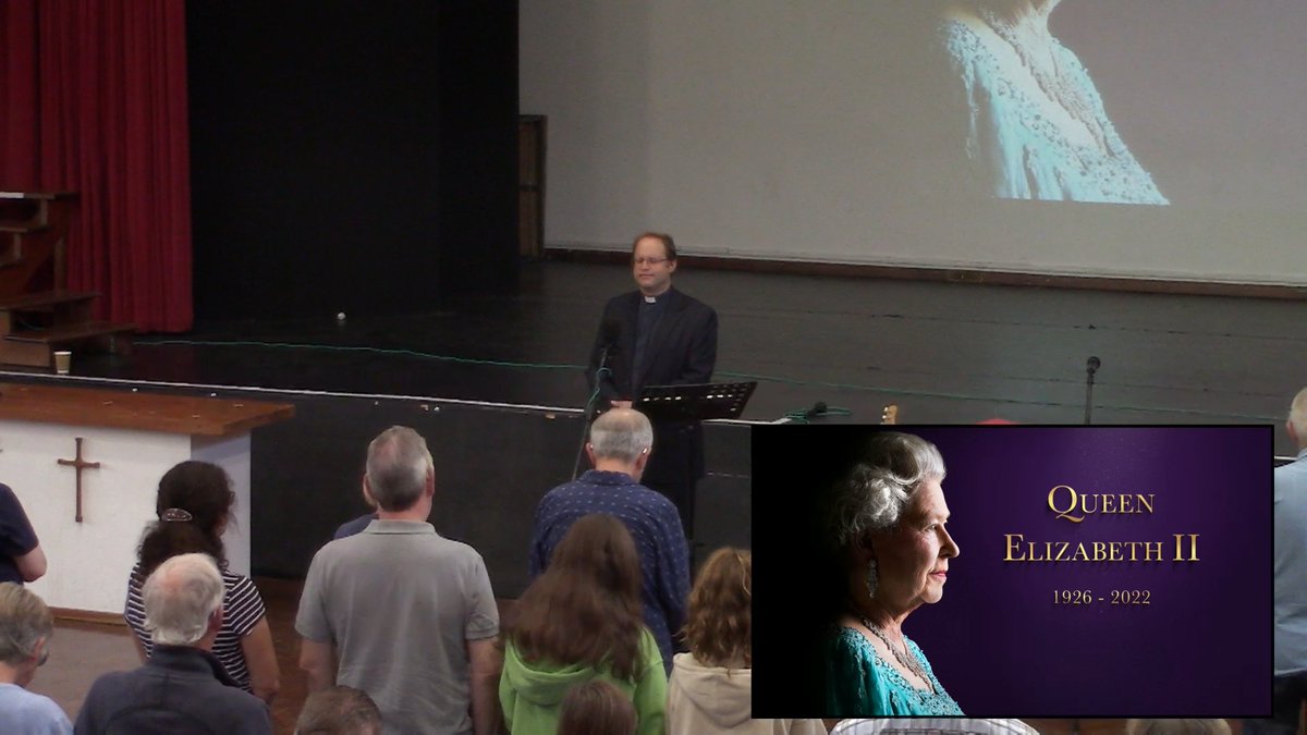 We spent time this morning giving thanks for the life of Her Majesty the Queen. You can watch the talk and worship set on our Youtube channel.

Remembering Her Majesty the Queen - youtu.be/wyLnUKkfs7g
The talk - youtu.be/24znE4IH-uo
The worship set - youtu.be/9q9J3TXPnAc