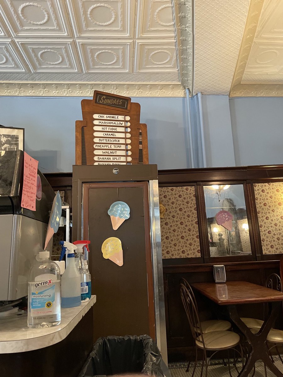 Eddie’s in Queens NY eating ice cream!