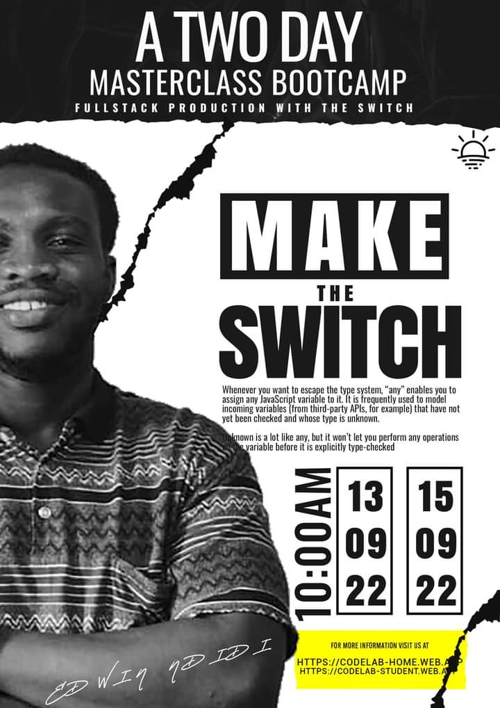 CodeOti's tweet photo. We are ready to make the SWITCH...!

let's do this! https://t.co/vgUoQ3gFL6