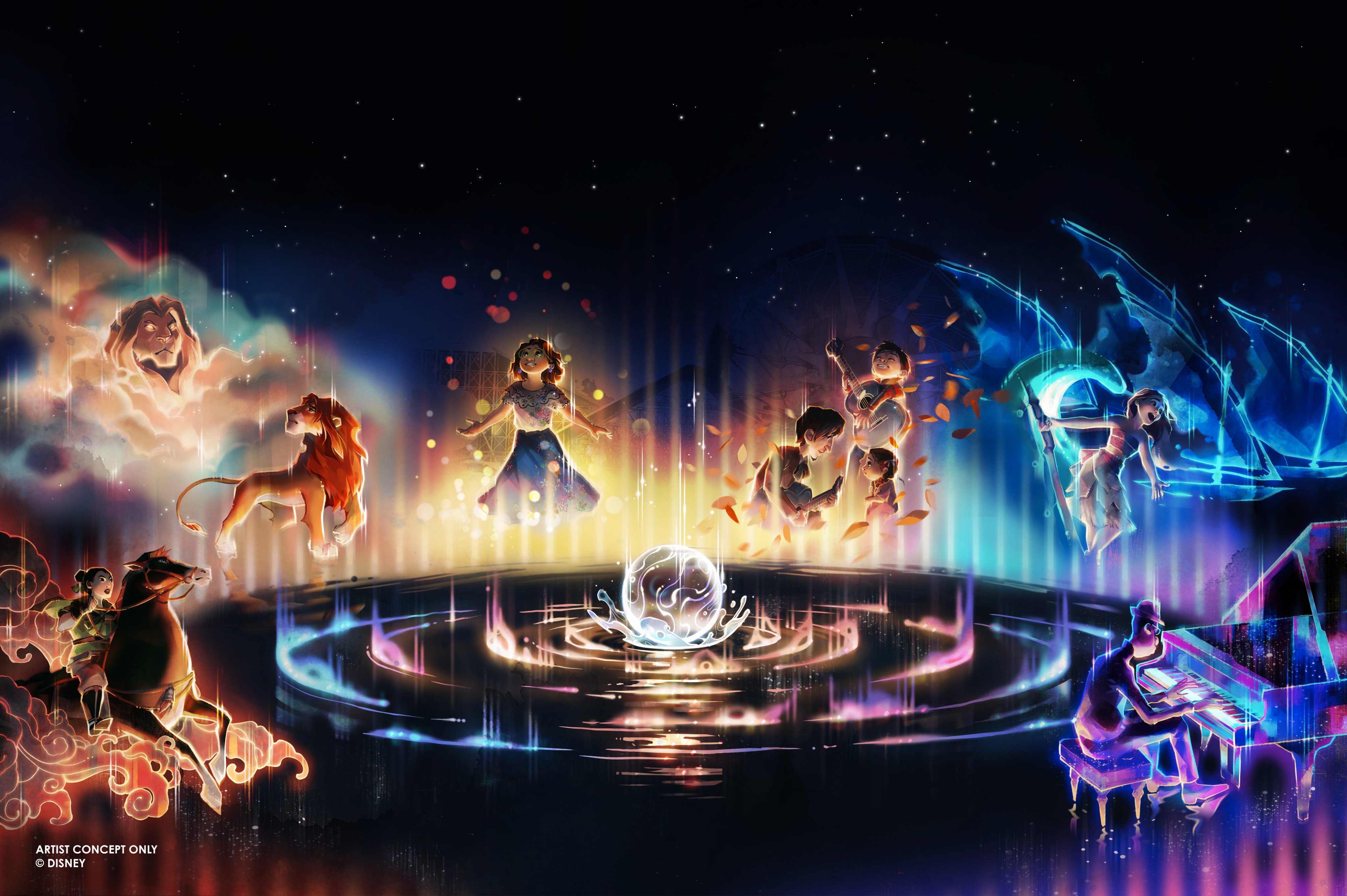 Disney Parks on Twitter: "“World of Color – One” at Disney California  Adventure will span the broad storytelling legacy of Disney's first 100  years and tell a new story through Disney classics