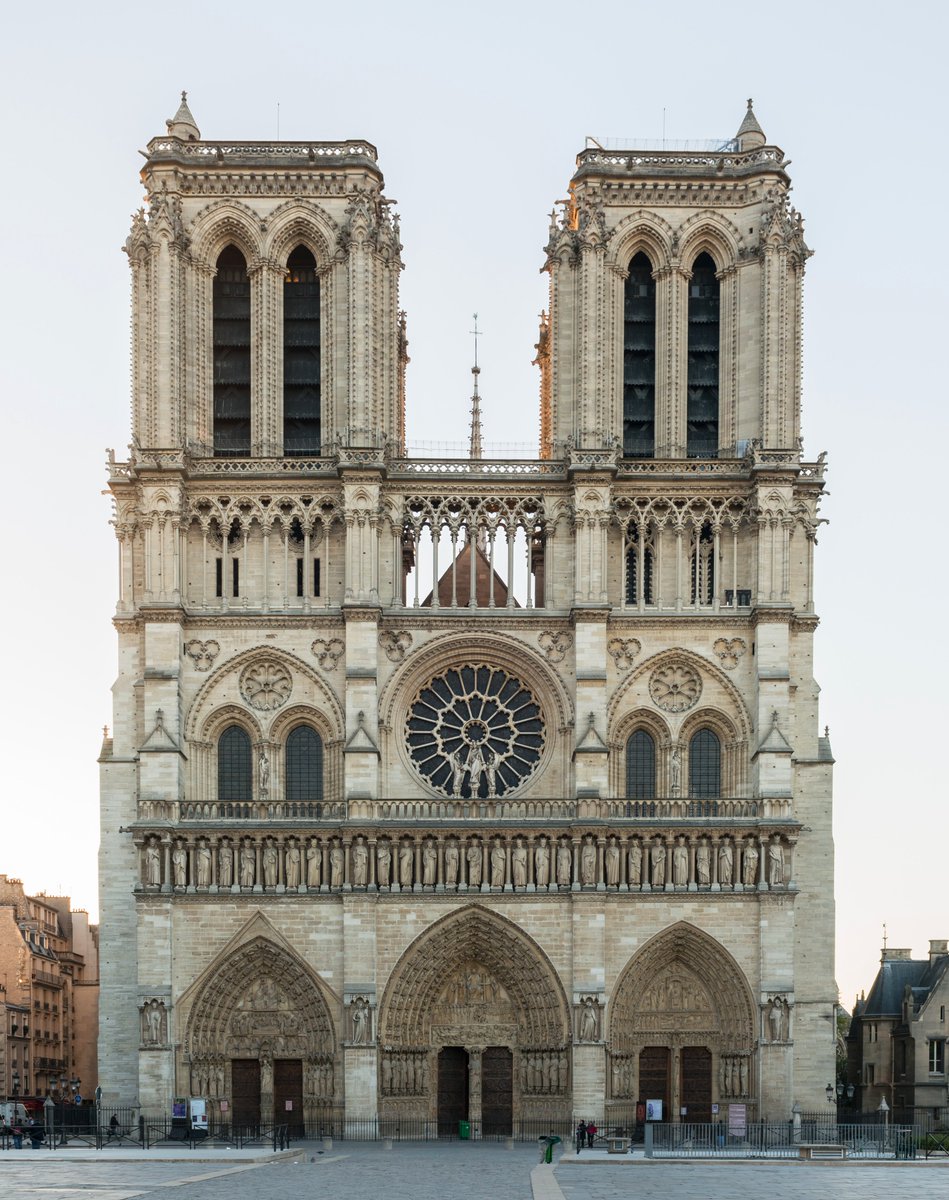 Notre-Dame, Paris 🇫🇷

> Notre-Dame is a medieval Catholic cathedral dedicated to the Virgin Mary 

> It's considered one of the finest examples of French Gothic architecture

> Construction of the cathedral began in 1163 under Bishop Maurice de Sully &amp; was completed by 1260