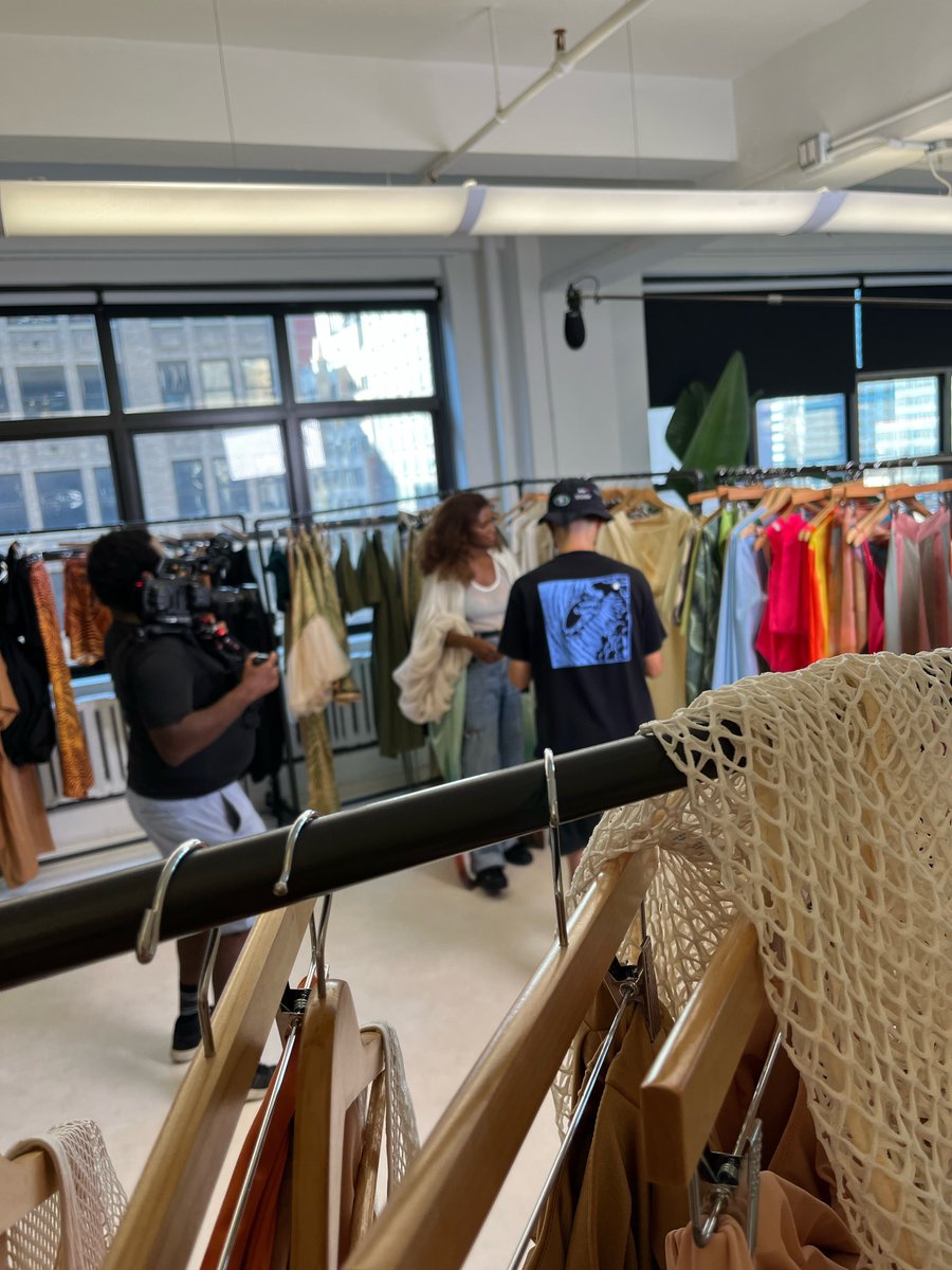 makespringhill's tweet photo. A behind the scenes look from our new series #ThesePieces! 📸
Episode 1 with @fenoelofficial is out now on @makespringhill’s YouTube! https://t.co/1ONWnbQu0N https://t.co/uhpVzpCKAX