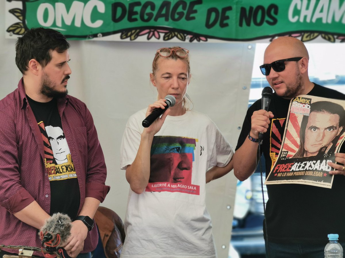 FALInsoumis's tweet photo. 🇫🇷 À la #FêteDeLHuma, les luttes latino-américaines représentées par des invités du Venezuela, Pérou, Argentine, Brésil, Uruguay. Rencontre autour des thèmes qui nous sont chers : souveraineté et indépendance, expérience du pouvoir, lawfare.

Merci à tous ceux qui ont participé ! https://t.co/7t68COvu78