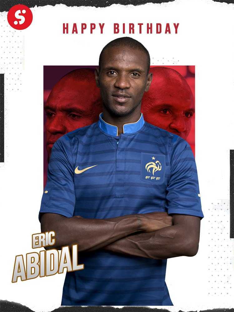 Happy birthday to Eric Abidal, who turns 4  3  today!      