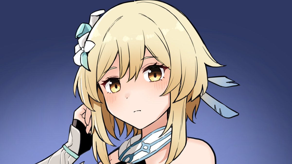 #原神 #GenshinImpact #蛍 Pixivカバー画像用の蛍 