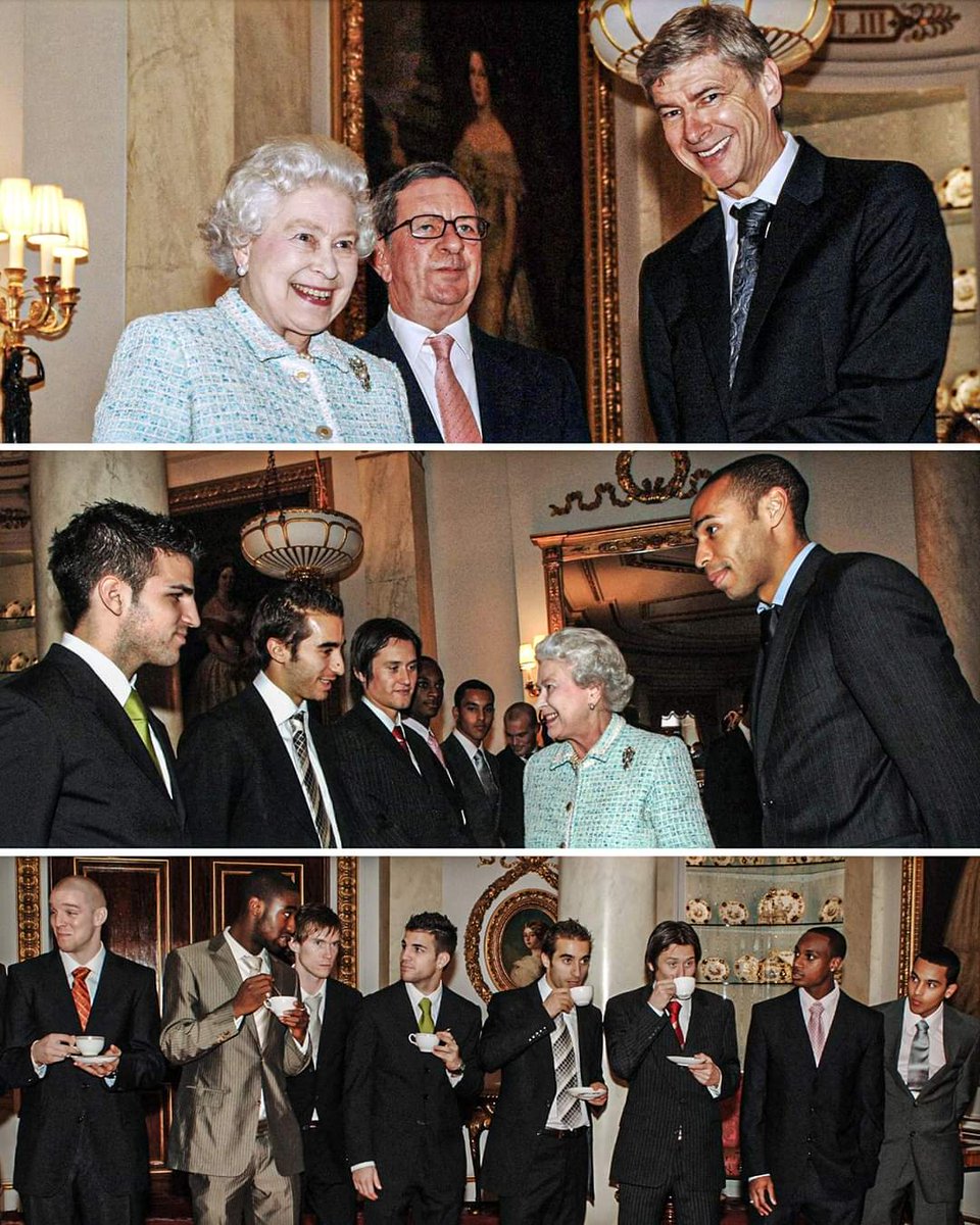ARSENAL were the first and only Premier League football club to ever be invited to Buckingham Palace for afternoon tea with the Queen ☕