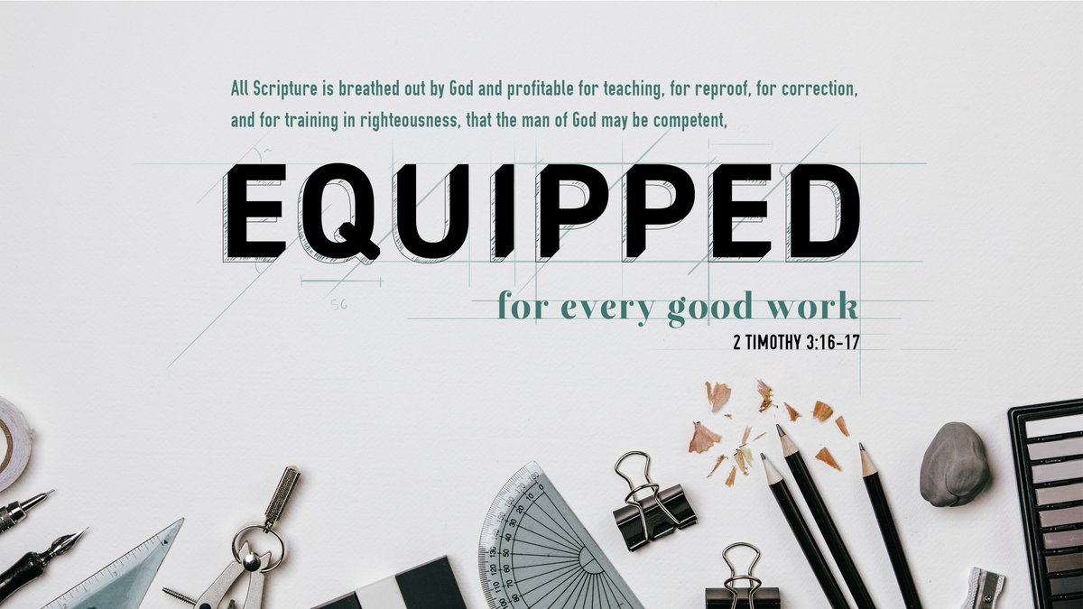 FaithCycling's tweet photo. 2 Timothy 3:16–17 (ESV): All Scripture is breathed out by God and profitable for teaching, for reproof, for correction, and for training in righteousness, that the man of God may be complete, equipped for every good work. https://t.co/hfBTLcePBo