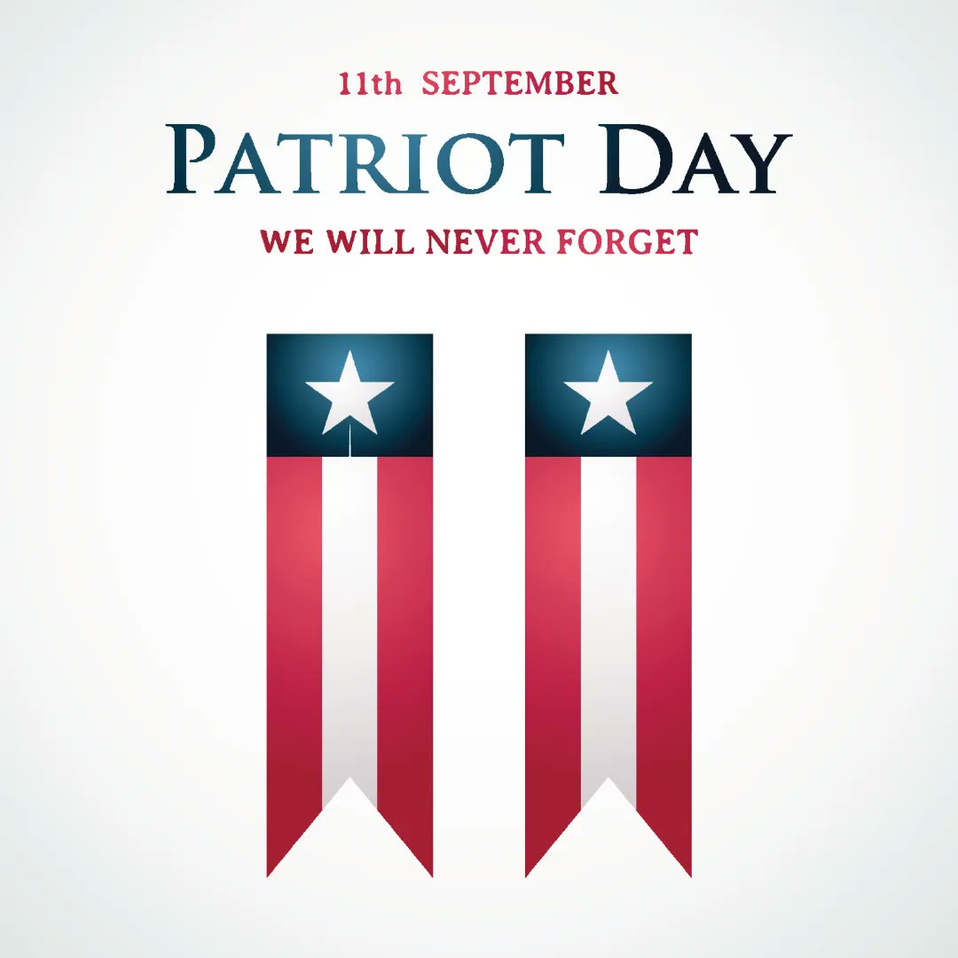 Today, we remember and will never forget.

#kstate #EDCATS #NeverForget911 #patriotday #TwinTowers #remembering911 #america #USA #FirstResponders #Heroes #worldtradecenter