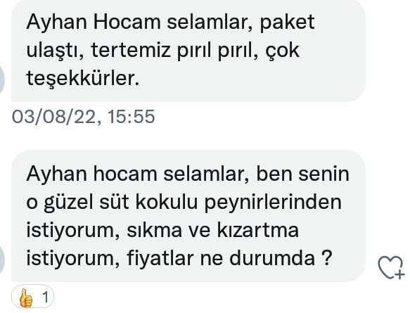 ZeytinciAbi's tweet photo. Devam ediyoruz 
Domates salçası  45
Biber salçası.      60
Tereyağ.            100
Yöresel peynirler  90
Kızartma peyniri  100

Yorum sizin 
👇��👇👇 https://t.co/KL3PWP2i1T
