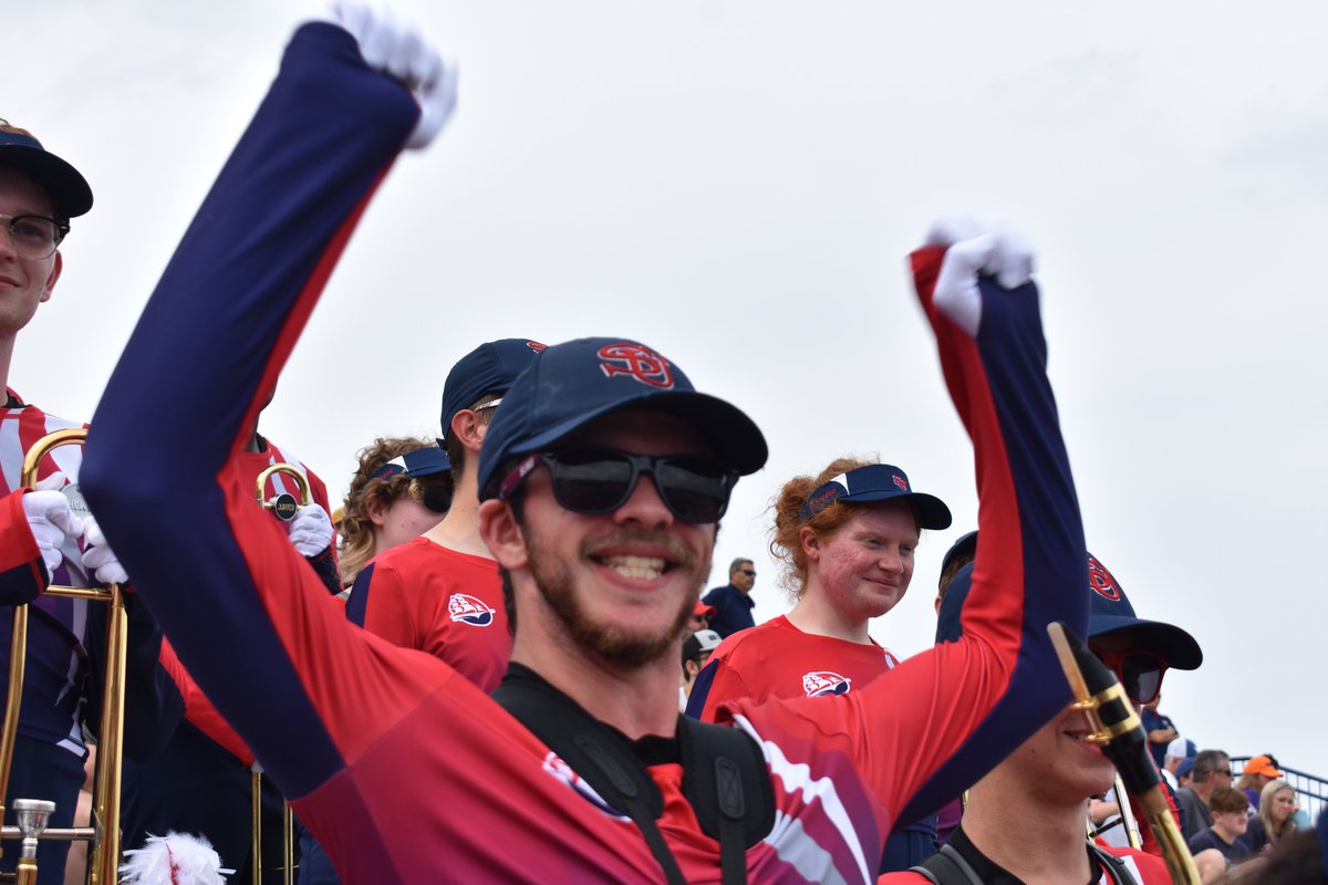ShipUBand's tweet photo. Yesterday the SUMB had a fantastic time playing at our first home game of the season! https://t.co/xoa8x074Eu
