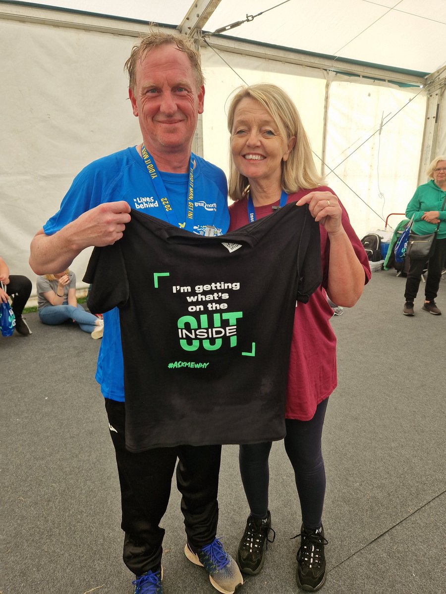 Number 13 of 13
We definitely couldn't do @great_run without @STSFTrust
@stjohnambulance & co. I ran in 13 tshirts for @ifucareshare gave one away at every mile stage. Lucky Sister @lesleyyoung62 got the sweaty no.13 #gnr2022 #askmewhy #InsideOut