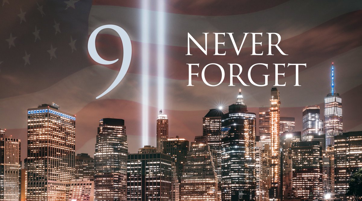Today is September 11th, a day that will be forever etched in our nation's history. We take this time to remember those who lost their lives and for their loved ones carrying on their legacies. #NeverForget #NineEleven