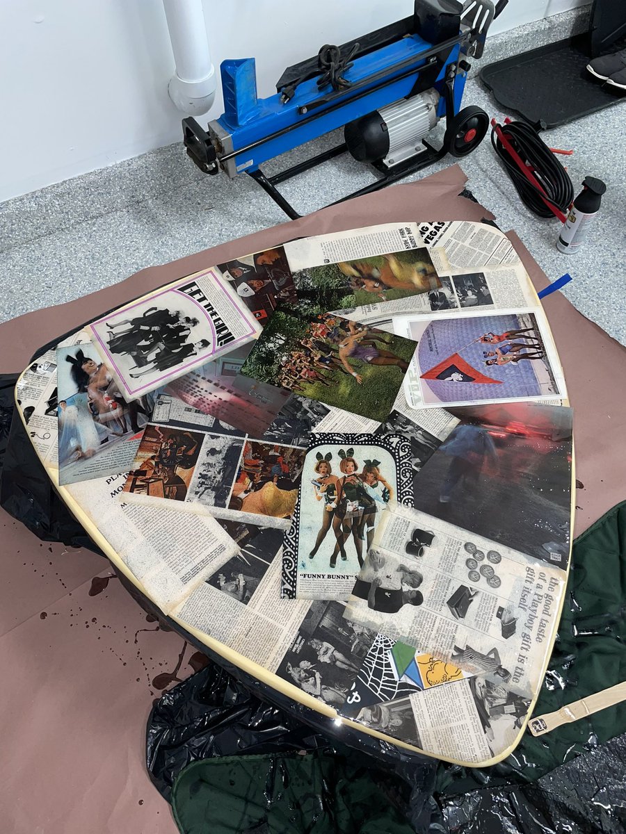 playboymik's tweet photo. took a vintage playboy magazine and upgraded my coffee table :) https://t.co/Q3f4JnDgiS
