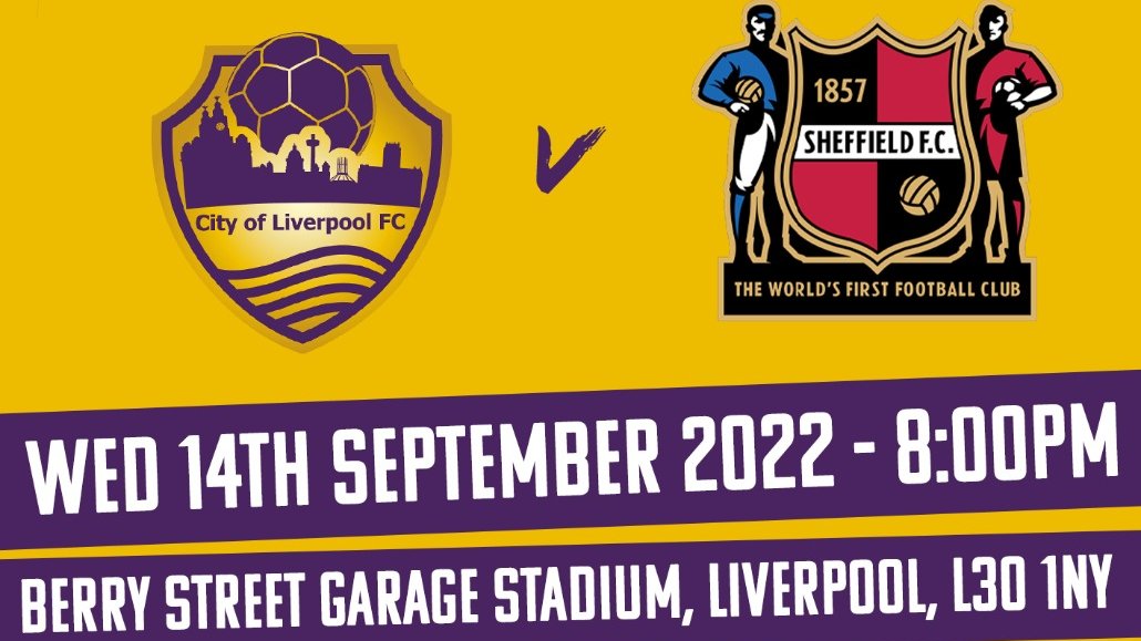 JDNalton's tweet photo. City of Liverpool versus ye olde Sheffield FC in the FA Trophy on Wednesday. No LFC or Everton game so a good opportunity to get down to #COLFC. https://t.co/A0SjlSNgUJ