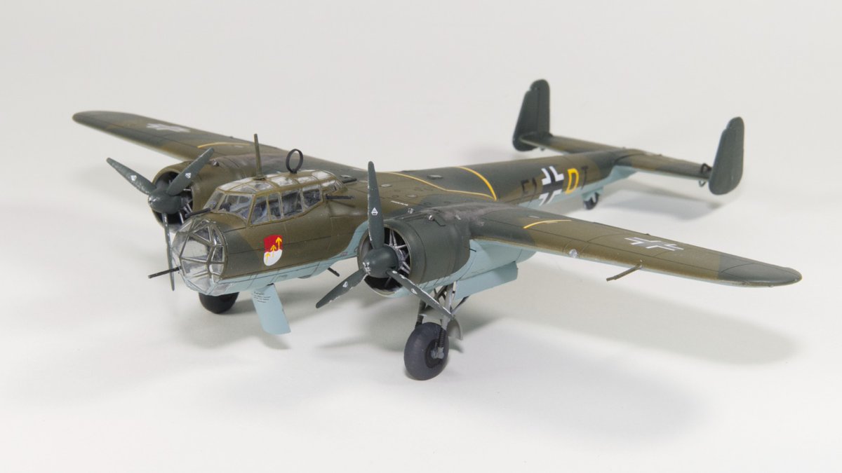 garys_stuff's tweet photo. Finally finished my @Airfix #Dornier #Do17 kit. Lovely little kit but deserves the Skill Level 3 rating! #plastickit #modelkit #luftwaffe #battleofbritain https://t.co/6JBqwCawIm