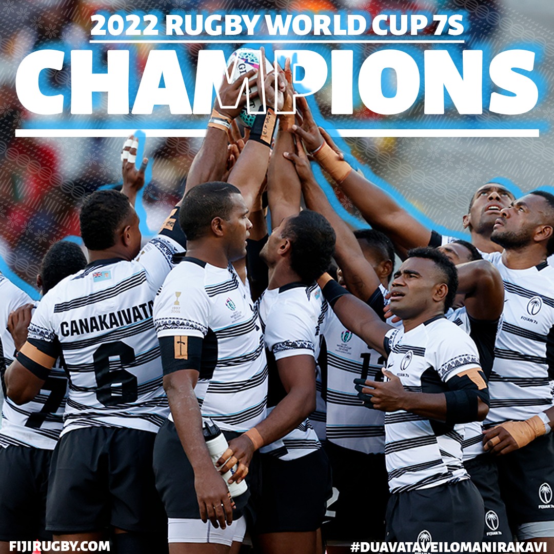 CHAMPIONS!!!
Congratulations for making us proud. #duavataveilomanirakavi Fiji Airways #RWC7s
