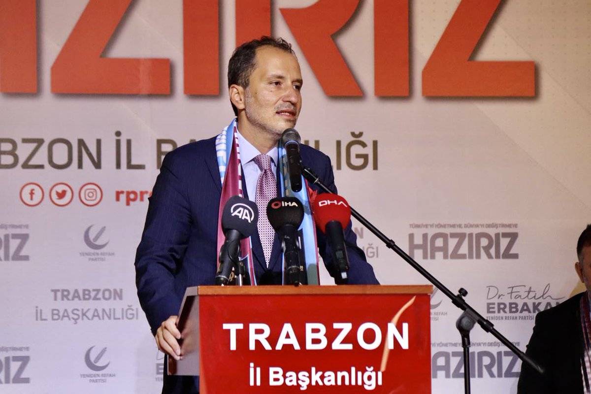 erbakanfatih's tweet photo. Trabzon’da il kongremizi büyük bir coşkuyla gerçekleştirdik. Kongremizde il başkanı seçilen Süleyman Pulat başkanımızı tebrik ediyor ve başarılar diliyoruz. Bu görevi bugüne kadar büyük bir gayretle yürüten Mustafa Durmuş başkanımıza da en içten teşekkürlerimizi sunuyoruz. https://t.co/DaKZPJQqHG