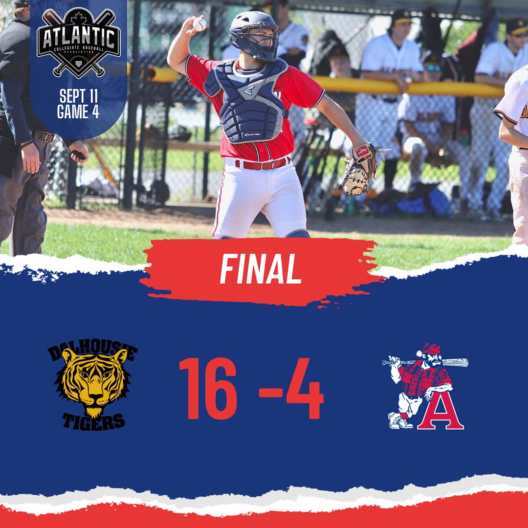 AxemenBaseball's tweet photo. Axemen fall to DAL for the the second game of the Sunday series.

Looking to come back stronger next weekend as UNB and StFX will be making the trek to Kentville Memorial.

#grit
#GoAcadiaGo https://t.co/3gnnxxjvln