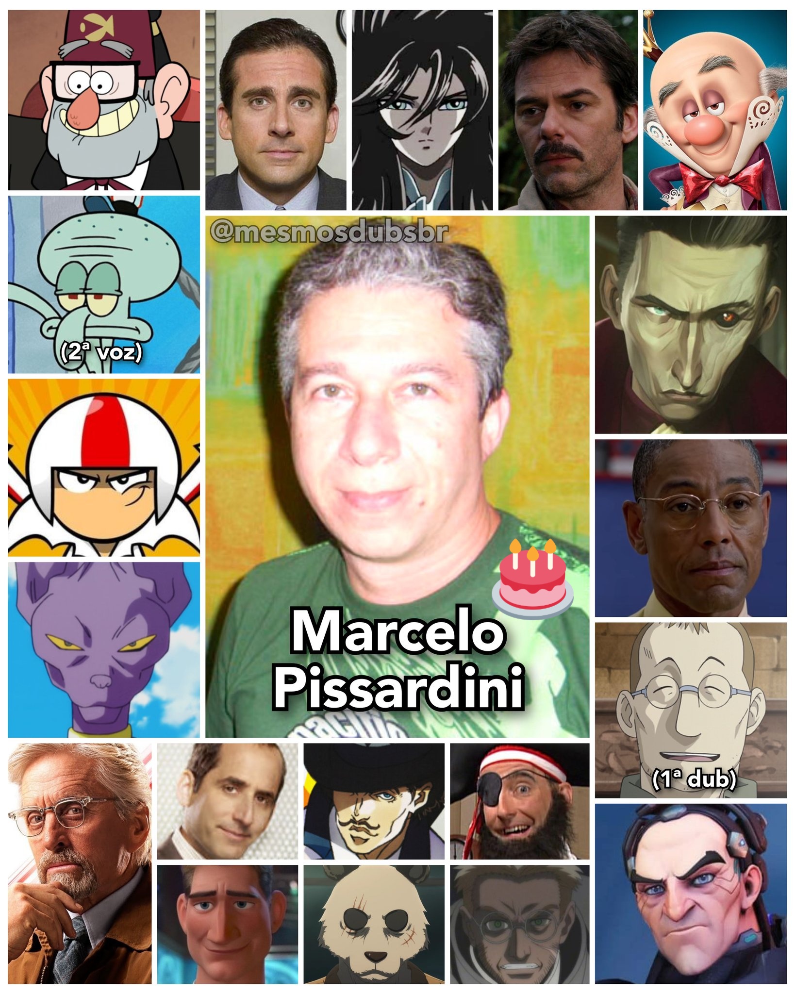 Personagens Com os Mesmos Dubladores! on X: Aquele homem cuja voz