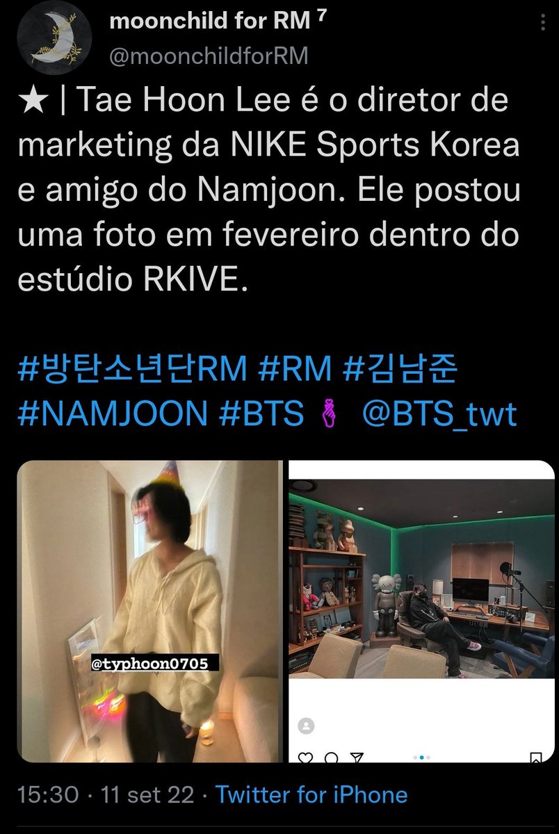 jiminskywalkers's tweet photo. Me deixa sonhar 😭 mas faz sentido...senão o Namjoon não iria cobrir a cara dele em todas as fotos, ele os que mencionou ele nos storys 🤔 https://t.co/tkvh5ybRpj