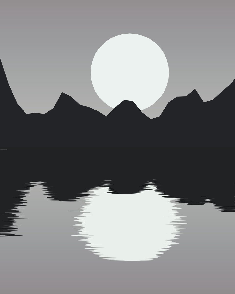 Early #wip on a new piece. Having fun with water reflections. 

#p5js #generativeart #fxhash #digitalart