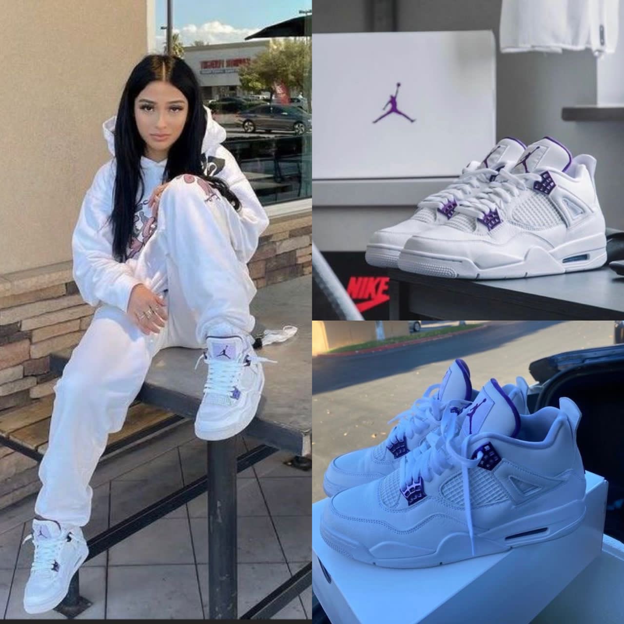 Dolatags on X: *Air Jordan 4 Mettallic Purple *now available in store 🏬  size 39–47🔆 28,000 https://t.co/OmP3NsLc1s / X