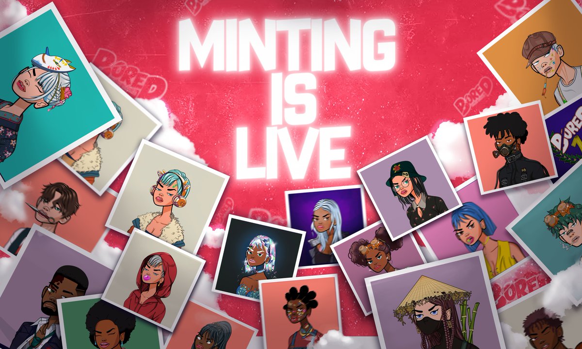 MINT IS LIVE!

The Bored Cyber Buddies collection is live on the Fellowship launchpad!

Mint your Bored Buddy below:

mint.creatormachine.com/boredcyberbudd…

Be careful of scammers. Only mint from the above link.

It's Go Time. Let's Get Hyped!

#BoredGang