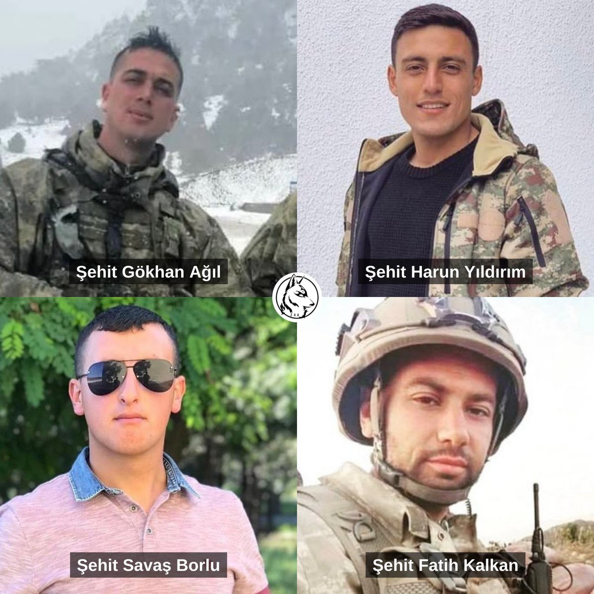 Bugün 4 vatan evladı Şehit oldu.

4 Can, evlat, ana, ocak, kardeş, baba ne derseniz deyin...

4 Yiğit!

Türk milletinin başı sağ olsun.