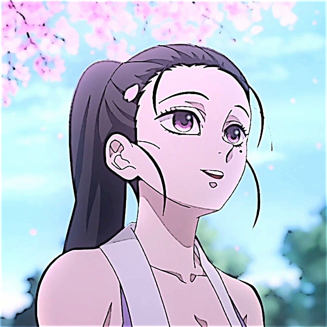 Even though she loves her husband, she won't leave his side.  

    "Lord Tengen.... I'll always be by your side." 

          She mutters