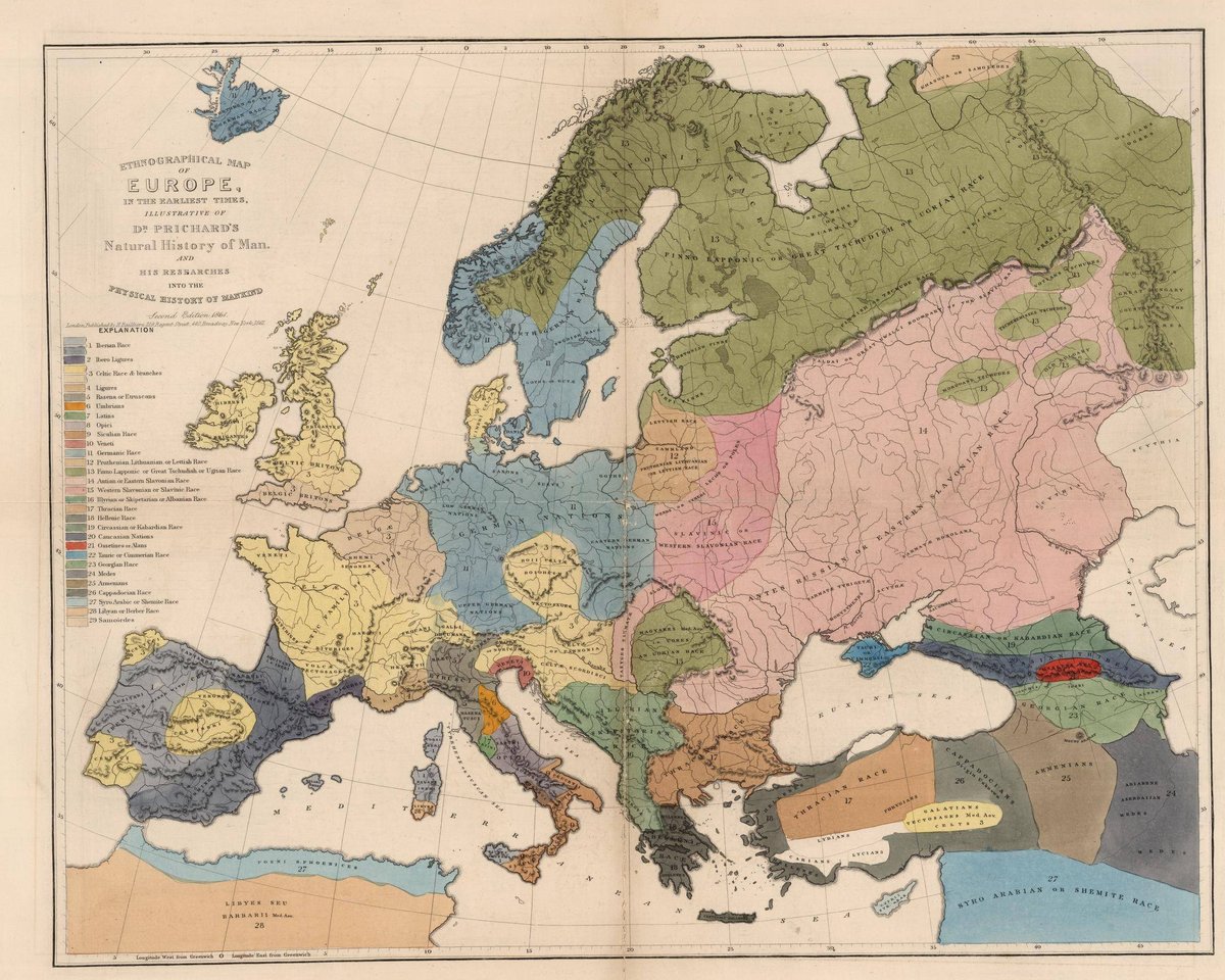 Vintage Maps On Twitter Ethnographical Map Of Europe In The Earliest vintage-maps-on-twitter-ethnographical-map-of-europe-in-the-earliest