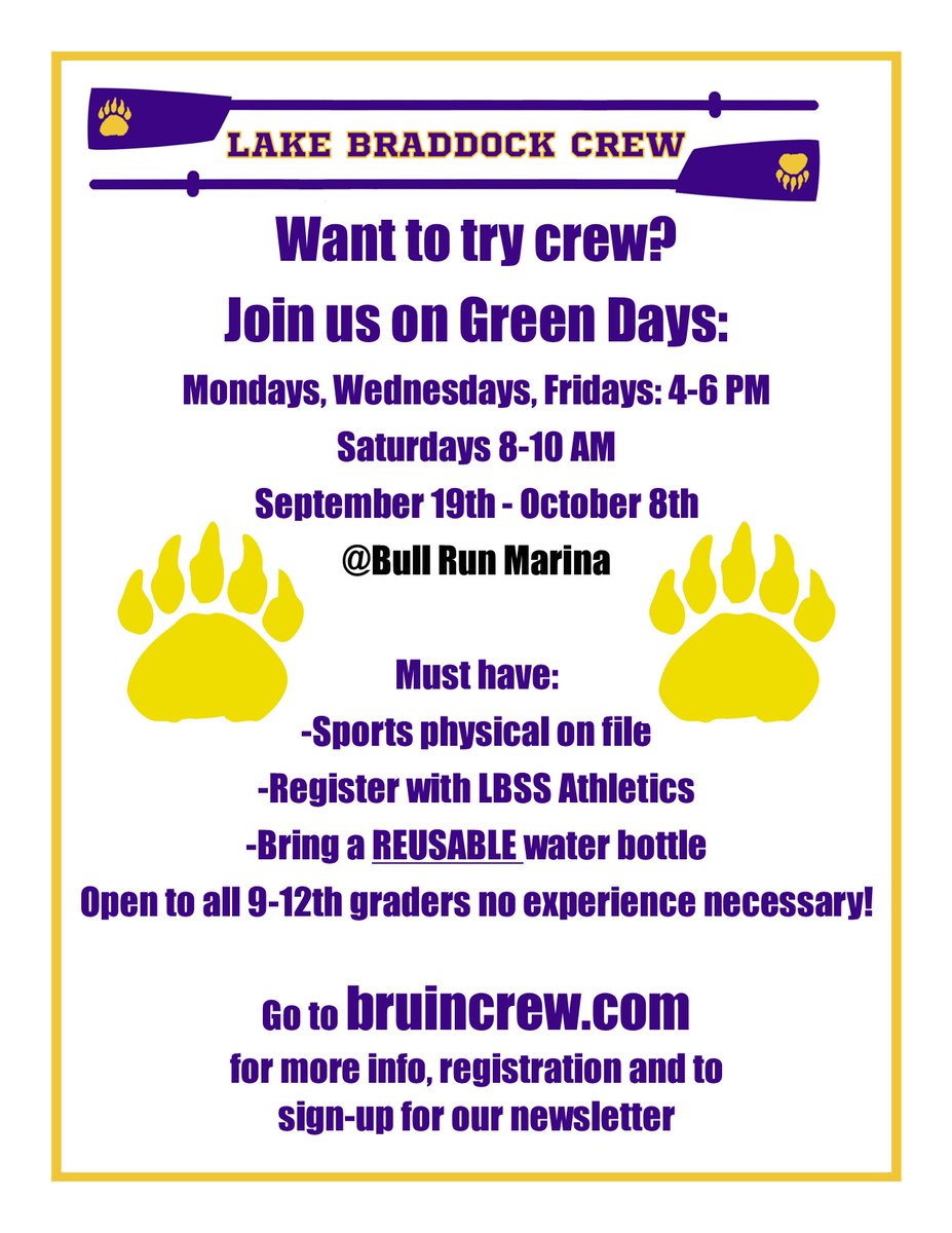 Lake Braddock Crew tweet media