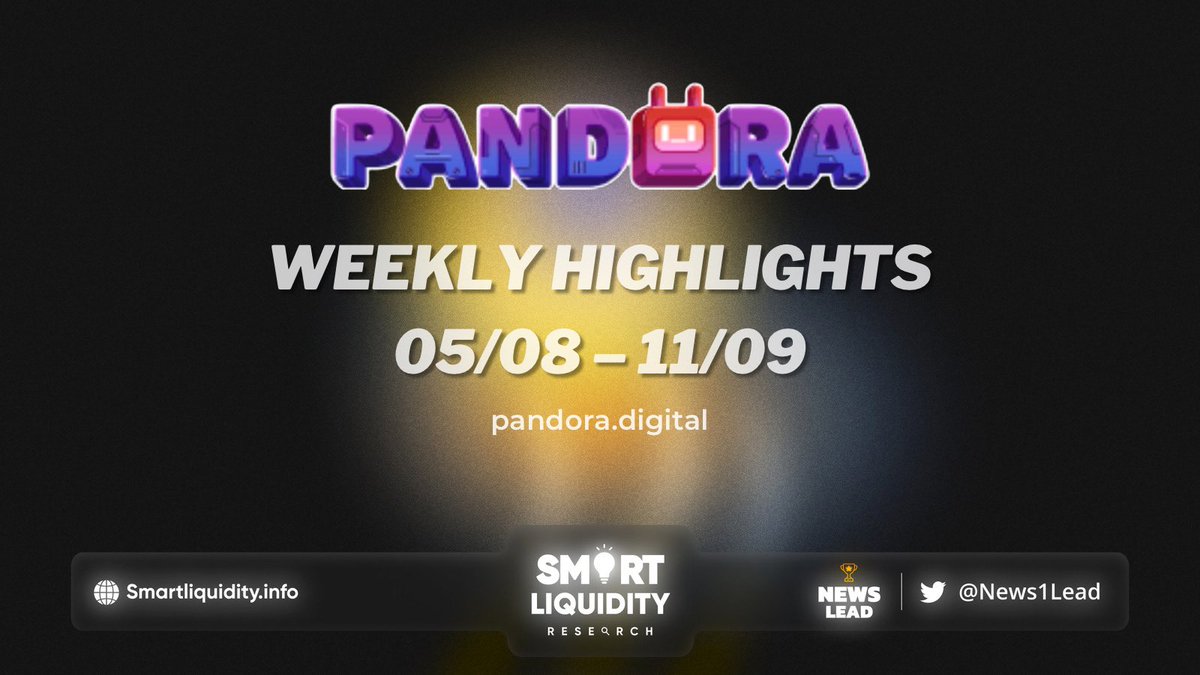 News1Lead's tweet image. 🧩A next-gen gamified DEX, @Pandora_DEX introduced Weekly Highlights from the past seven days.

🧩Highlights:
🔸Major updates to #Jackpot V2.0
🔸Exploit Benefits of Pandora’s Swap V2.0
🔸Over $500K $BUSD in #DroidBot #Staking #Rewards distributed

🔽INFO
news.pandora.digital/pandora-weekly…