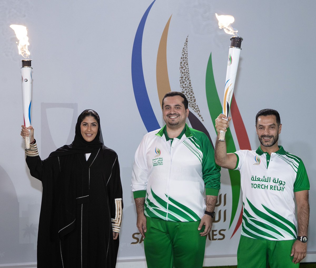 AbdulazizTF's tweet photo. بدعم الملهم سيدي سمو ولي العهد الفكرة أصبحت واقع 🇸🇦

من الدرعية بدأنا مسيرة شعلة دورة الألعاب السعودية واليوم نكملها 💚

جاهزين لأضخم حدث رياضي سعودي 💪🏻🇸🇦

#بيننا_ابطال #دورة_الألعاب_السعودية https://t.co/dEpjk4qfpO