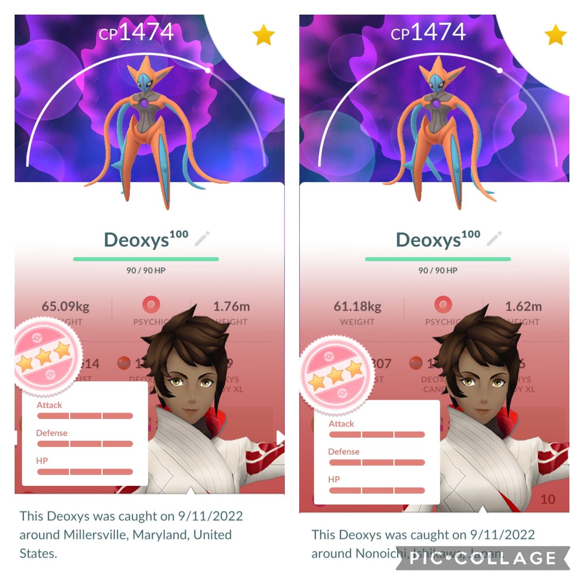 TharealMrRogers's tweet photo. TODAYS RECAP #DeoxysRaidDay #ShinyPokemon #ShinyDeoxys #Hundo 💯 %#PerfectPokemon #ShinyCheck #AllForms #PokemonGO @PokemonGoApp @JT_Valor @_ZoeTwoDots @MYSTIC7 @JTGily @PkmnMasterHolly https://t.co/rAast0L2eW
