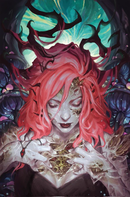 Hi #artistsontwitter! I enjoy painting stories of surreal monsters, plants, the occasional cute and comfy, and things in our dreamsTrying my best and cheering everyone on! 