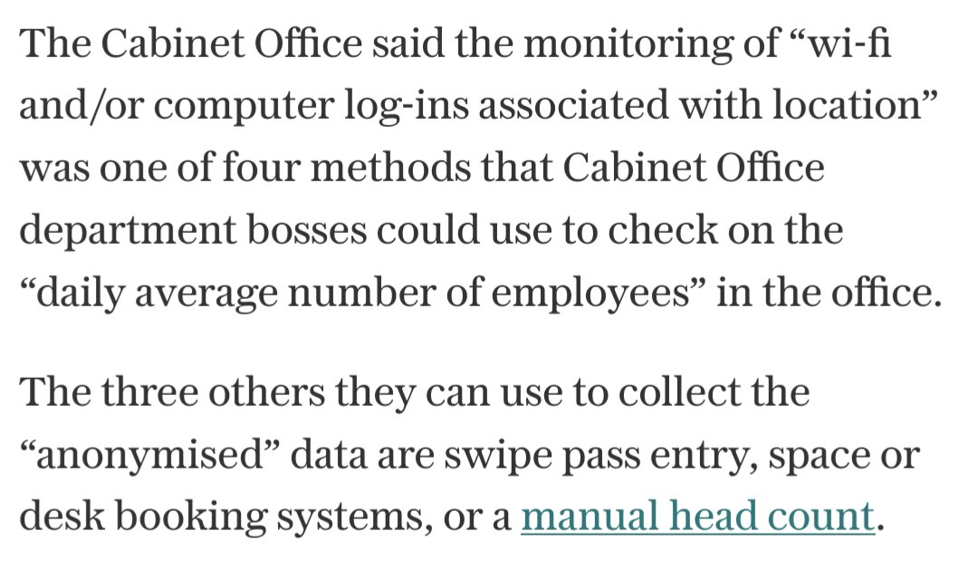 EinsteinsAttic's tweet photo. I guess #CivilServants are about to get an object lesson in what the collection of "#anonymised" data about them actually feels like.
HINT: As described 👇 the data's not anything like #anonymous at the point of collection... https://t.co/uQ0hvfGNSf