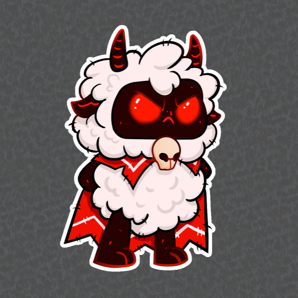 DCindor_'s tweet photo. Mes derniers dessins, disponibles en stickers ! #CultoftheLamb ♥ https://t.co/xRH9idg6VJ