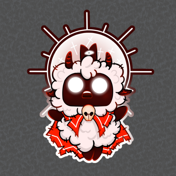 DCindor_'s tweet photo. Mes derniers dessins, disponibles en stickers ! #CultoftheLamb ♥ https://t.co/xRH9idg6VJ