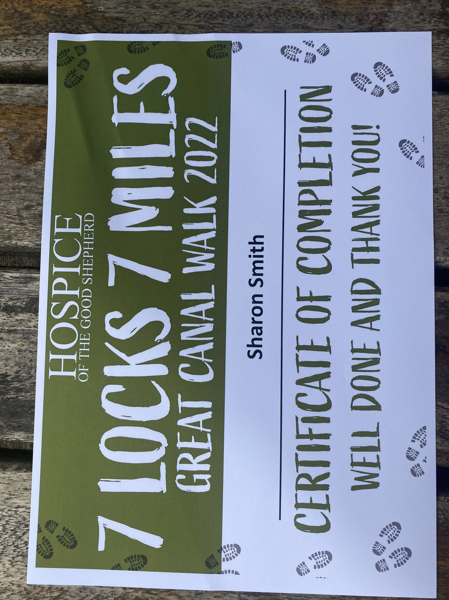 We walked the <a href="/HospiceGS/">Hospice of the Good Shepherd</a> 7 locks in 7 miles fundraiser today! Poor Iris (my dog) is exhausted! It’s a fab cause to donate to. #charity #fundraiser #walking