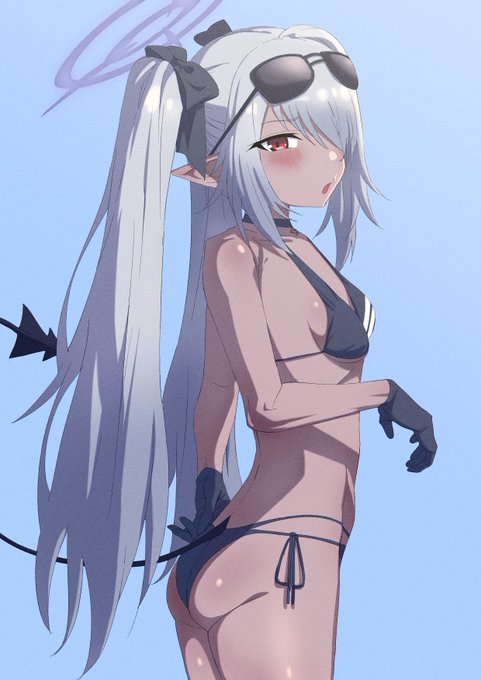 ブルアカ始めたので描きました。この後犯します…… 