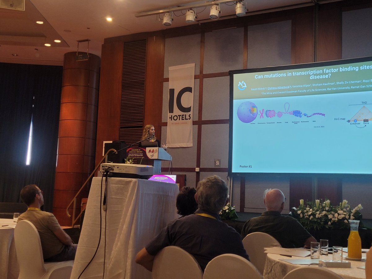 gonen_nitzan's tweet photo. Super proud of @Elisheva Abberbock, a fantastic grad student from the lab who gave an excellent poster teaser and poster presntation today at #stemcells2022 meeting, #Dead sea. https://t.co/ghb2t8lWgM